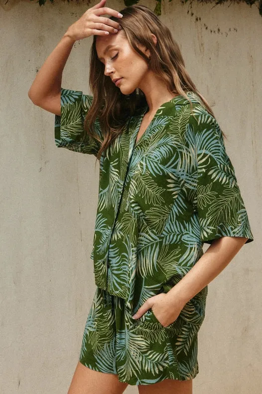 Wishful Thinking Relaxed Shirt and Shorts Set