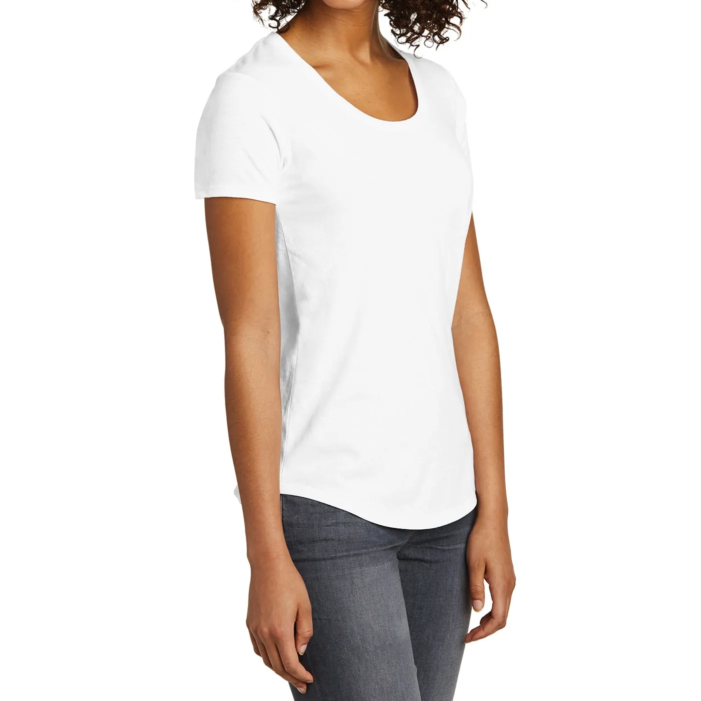 Women's Juniors Scoop Neck Very Important Tee