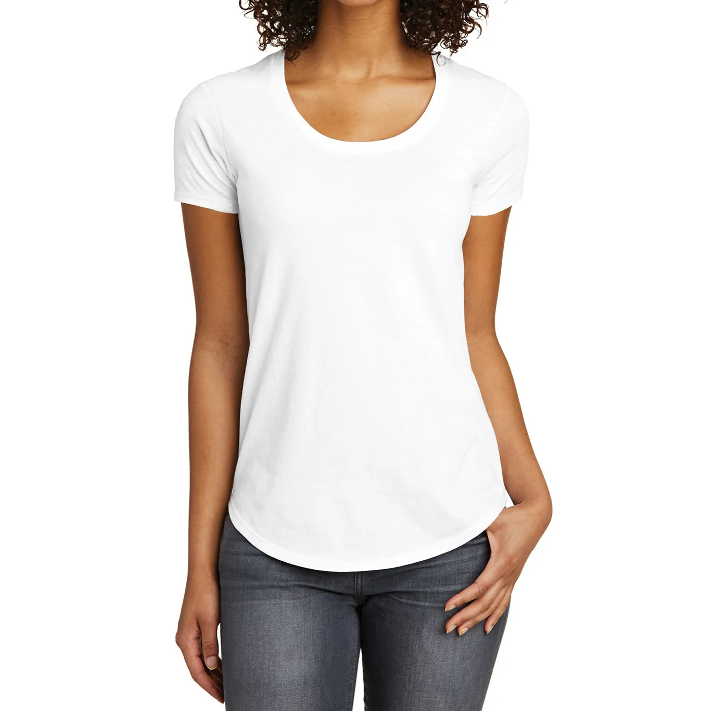 Women's Juniors Scoop Neck Very Important Tee