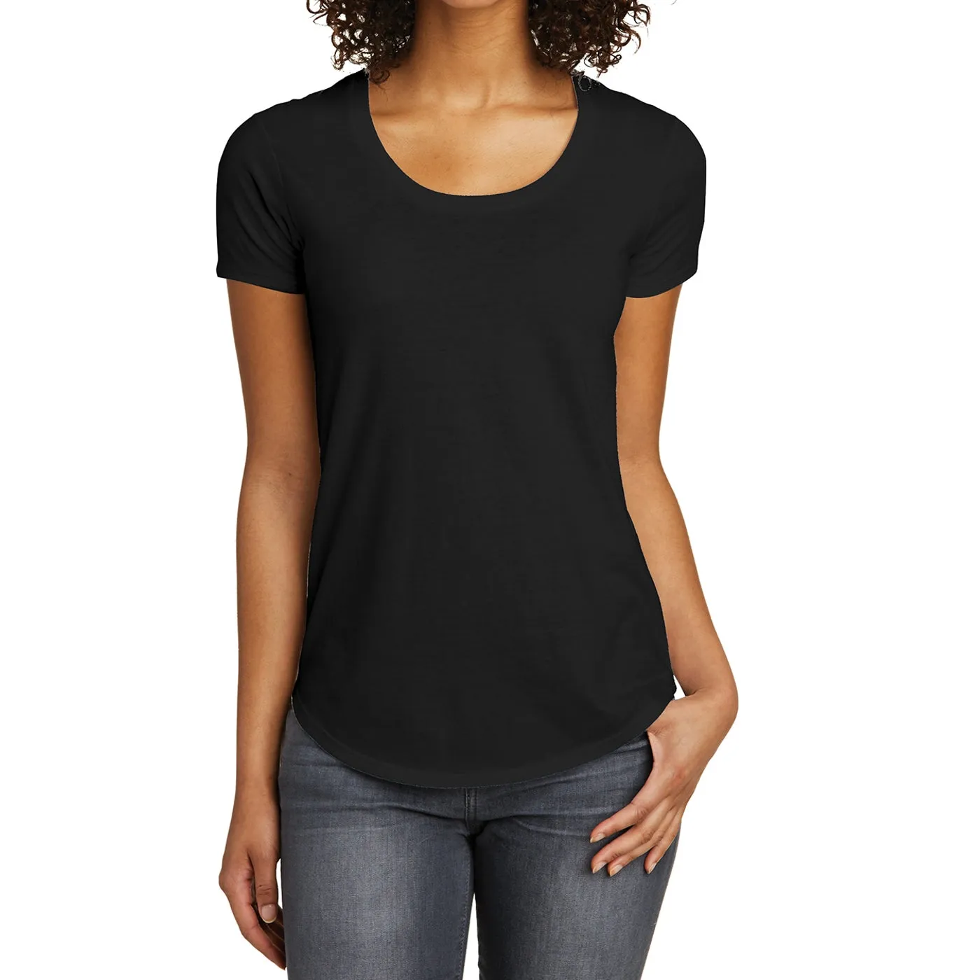 Women's Juniors Scoop Neck Very Important Tee