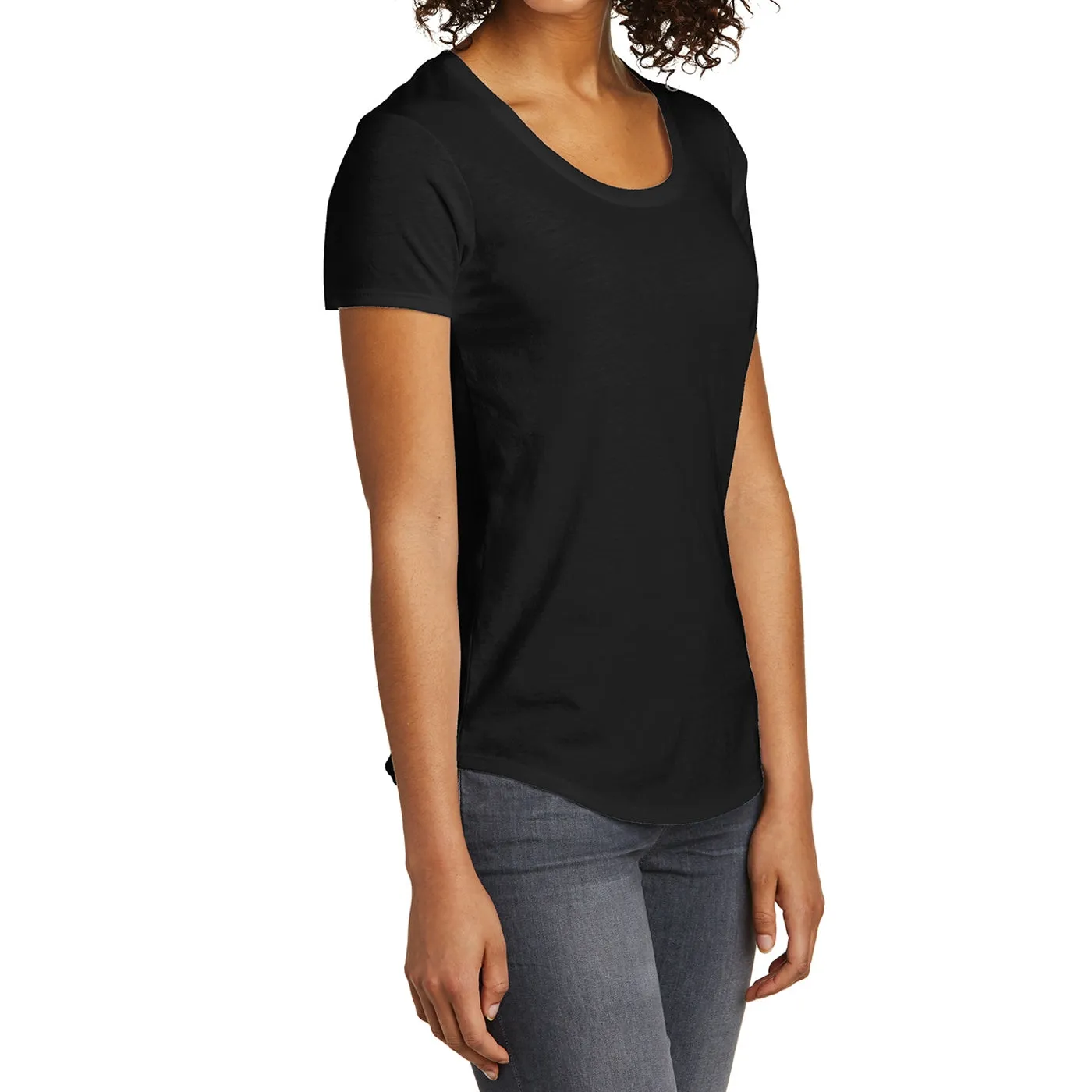 Women's Juniors Scoop Neck Very Important Tee