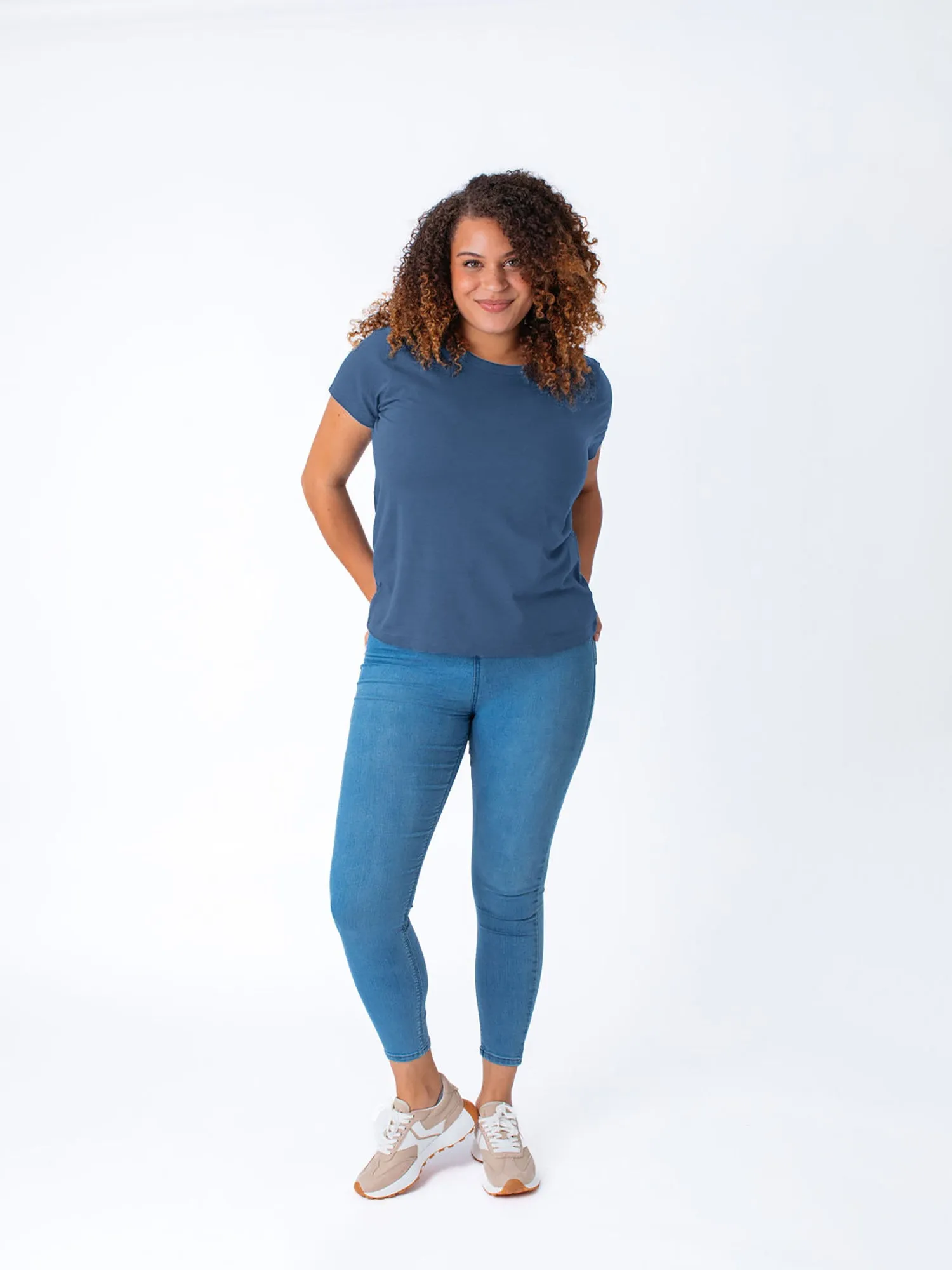 Women's Monsoon Blue Crew Neck