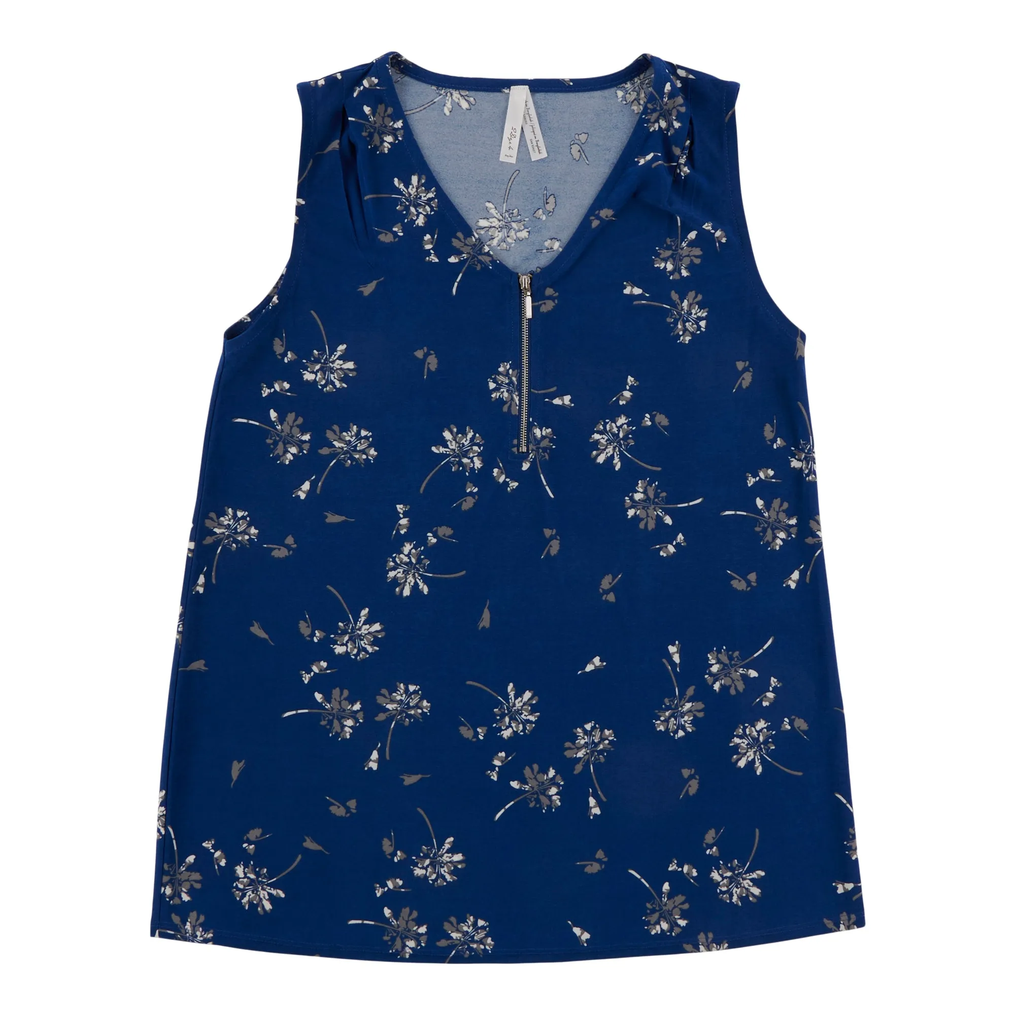 Women's Printed Zip Front Camisole